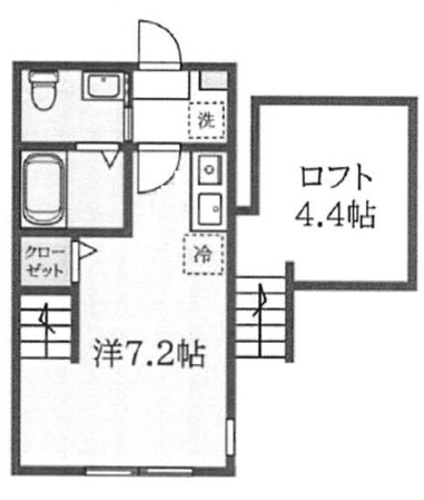 山手駅 徒歩12分 2階の物件間取画像